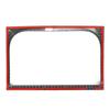 ABS Carbon Fiber For Land Rover Discovery Sport 2026 2026 Car Center Console Water Cup Frame Decorative Sticker Car Accessories