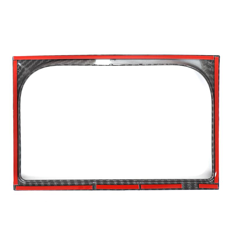 ABS Carbon Fiber For Land Rover Discovery Sport 2026 2026 Car Center Console Water Cup Frame Decorative Sticker Car Accessories