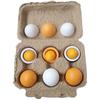 Wooden Kitchen Play Eggs - Preschool Educational & Skill-Building Toy