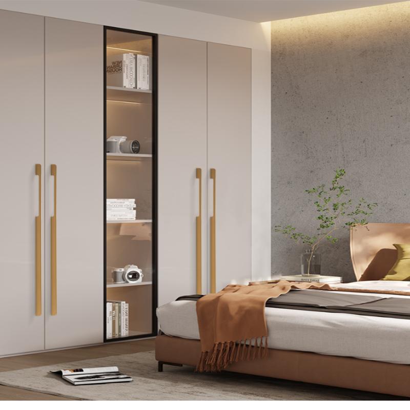 Solid Black Lengthening One Meter Cabinet Long Handle Modern Simple Lengthening Cabinet Door Handle