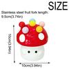 Rustproof Mushroom Fruit Fork Creative Mushroom Fruit Fork Set Dessert Salad Fork  Party Supplies