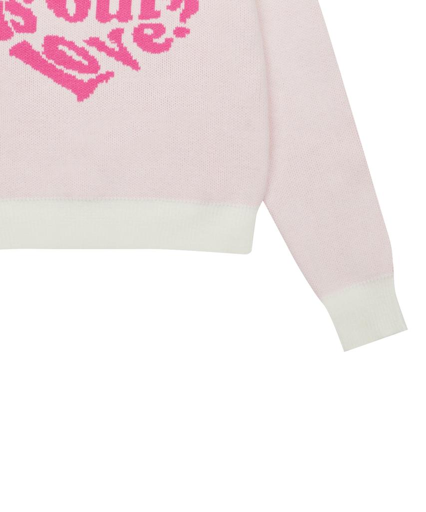 LUVISTRUE Mv Love Knit(Baby Pink)