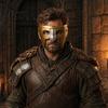 Warrior Role Play Mask Halloween Medieval Armor Mask, Cosplay for Party, Vintage Helmet Wide Field of View Style Masquerade Prop Comic Con Party