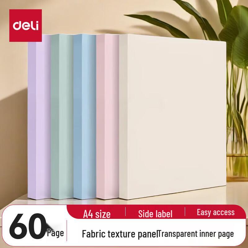 Deli A4 60-Page Pocket Display Book
