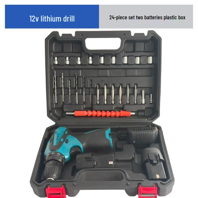 Rechargeable Multifunctional Handheld Lithium Battery Drill Electric Set