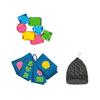 Jouets de Piscine "Pierres Précieuses de Plongée": 64 Pierres Précieuses Colorées pour la Plongée Sous-Marine avec Sac en Filet