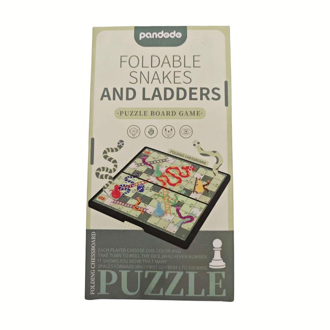 

Snake Folding Ladder Game Portable Board Game Chess Game Ideal Game For Family Gatherings Gift Present For Kids Adults Children s Birthday Gift