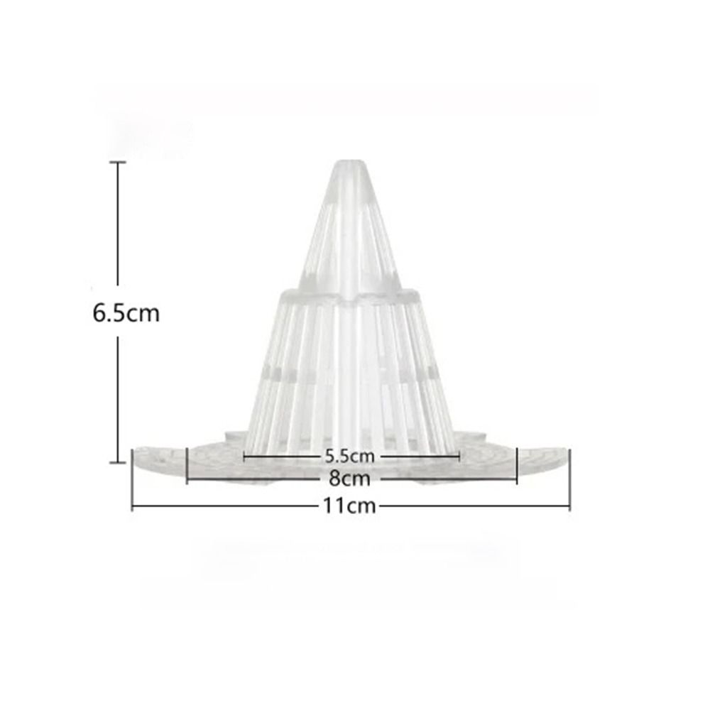 

10pcs Leak Proof Soil Drain Hole Pad PP Grid Mat New Planters Mesh Cup 11x6.5cm