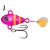 2pcs 5.5cm 10g VIB Lure Spoon Wobbles Vibration Spoon Fishing Lure Metal Fishing Bait  Ice Fishing