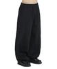 OHY Stitched Wide Volume Sweatpants - Black