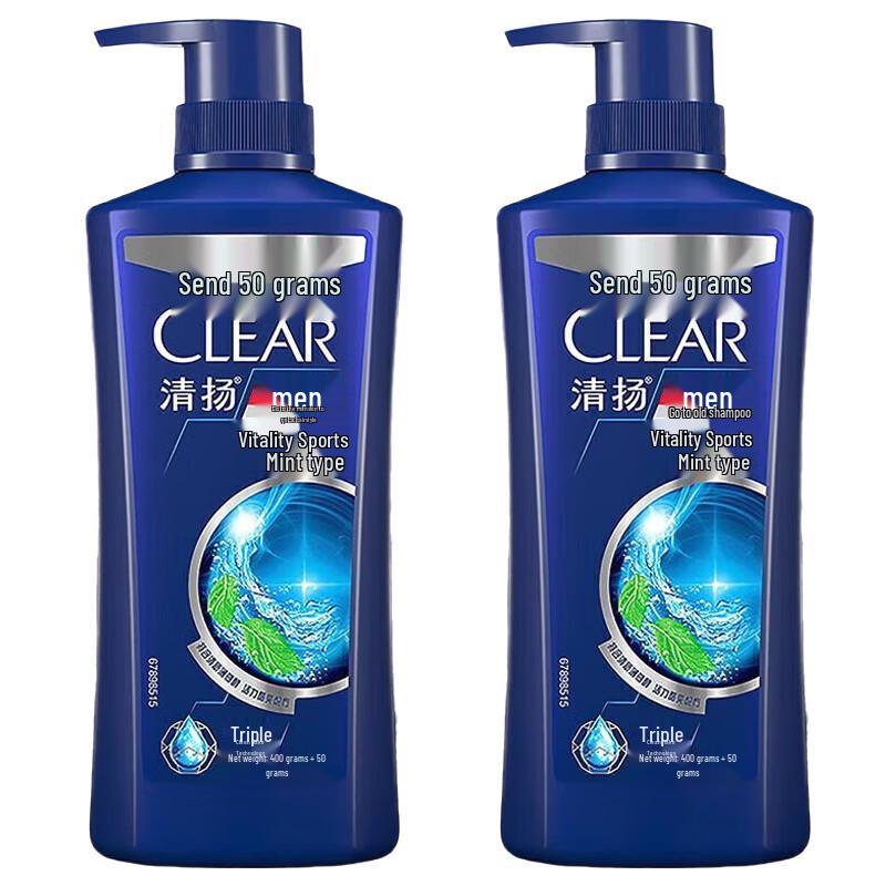 

Clear & Fresh Sport Mint Anti-Dandruff Shampoo