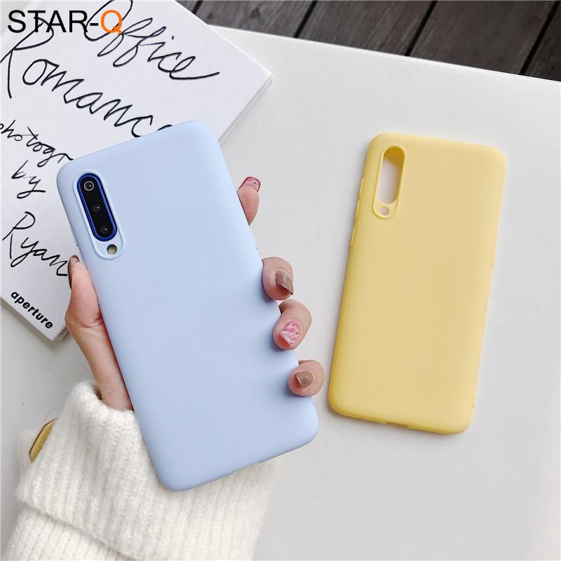Candy Color Silikon Handyhülle für Samsung Galaxy A50 A70 A30 A40 A20 A10 Galaxi A51 A71 A20e M30s A7 2018 Matte Soft Tpu Hüllen