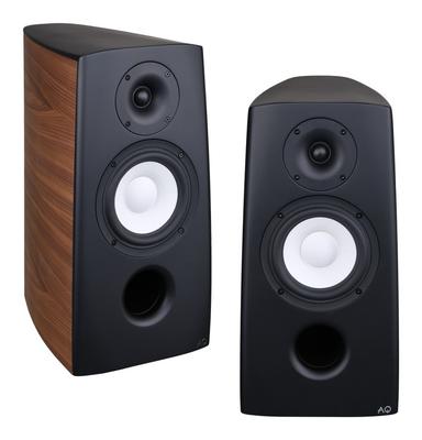 Acoustique Quality CANTO 3  - Audiophile Bookshelf Speaker, Two-way Set with 120W Power / SB ACOUSTICS / Walnut, Acoustique Quality