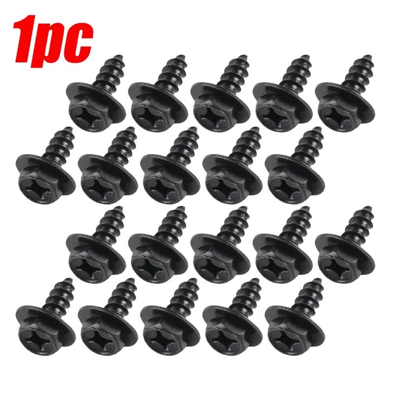 Car Bumper Fender Fastener Clip Hex Head Self Tapping Screws Universal Car Fender Splash Seal Guards Rivet Clip Screws Fasteners
