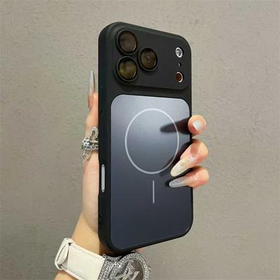 Fashion Nano Frosted For Magsafe Phone Case For iPhone 17 Pro Max 17 Air 16 15 14 13 12 11 Pro Max Magnetic Wireless Charge Armor Cover