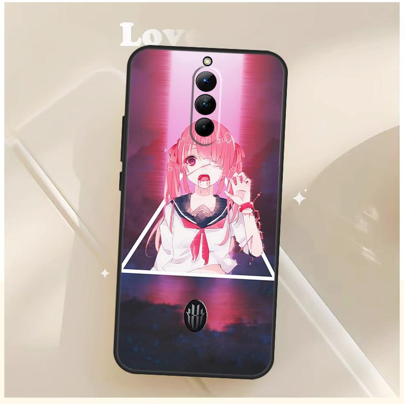 Custodia Anime Vaporwave Glitch Per ZTE Nubia Red Magic 11 10 10S Pro Plus 8S 9S 8 9 Pro 6S 7S Per RedMagic 10 Air Cover