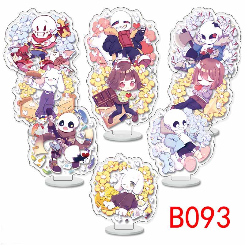 6cm Undertale Ink Sans Acrylic Standee Ornament 6cm set mini standee