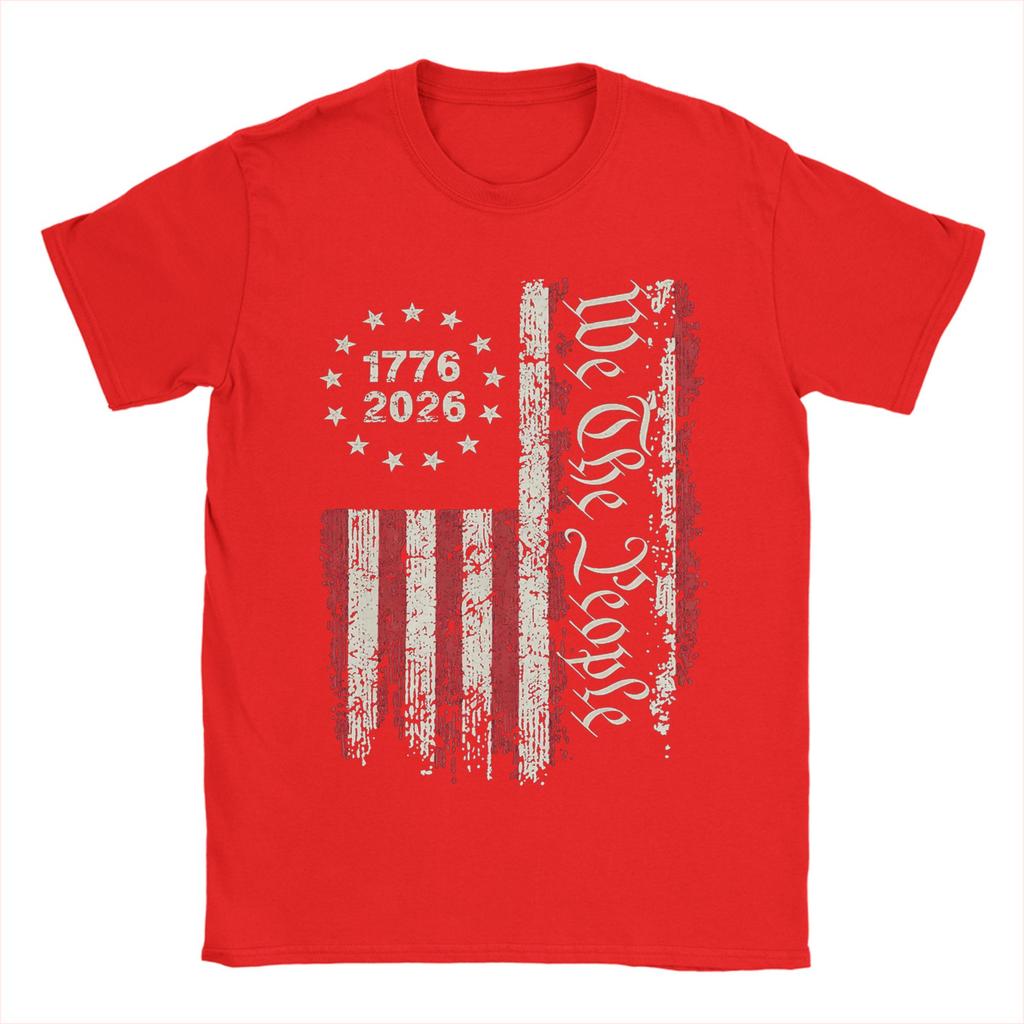 250 Years America Unisex T Shirts 2026 250th Anniversary Us Flag Funny Tee Shirt Short Sleeve Tshirts 100 Cotton Summer Clothes
