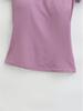 Chic One-Shoulder Hollow Short-Sleeve Women's Slim-Fit T-Shirt