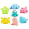 Baby Bath Toys Cute Cartoon Silicone Animals Water Toys Swimming Pool Water Game