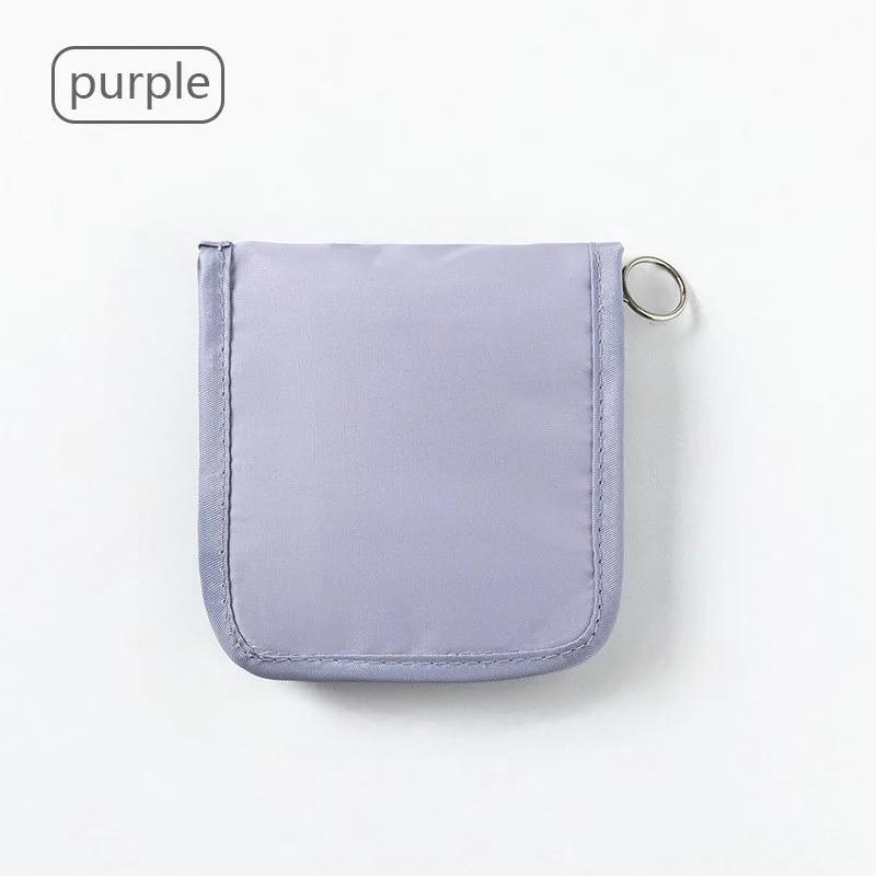 

Мини-медицинская сумка, портативная, складная, с большим отверстием, с застежкой-молнией, аптечка первой помощи, сумка для хранения предметов первой необходимости для путешествий на открытом воздухе фиолетовый