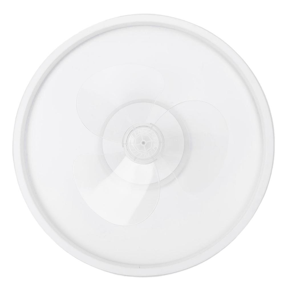 LED Ceiling Light with Fan 19.6 Inch 3000K to 6000K Dimmable 6 Speeds Modern Round Ceiling Fan Light with Remote for Bedroom Kitchen