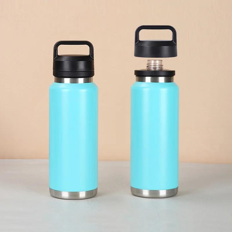 Portable Large Capacity 304 Stainless Steel Insulated Sports Water Bottle Mountain Climbing Cup Outdoor Travel Thermos Flask