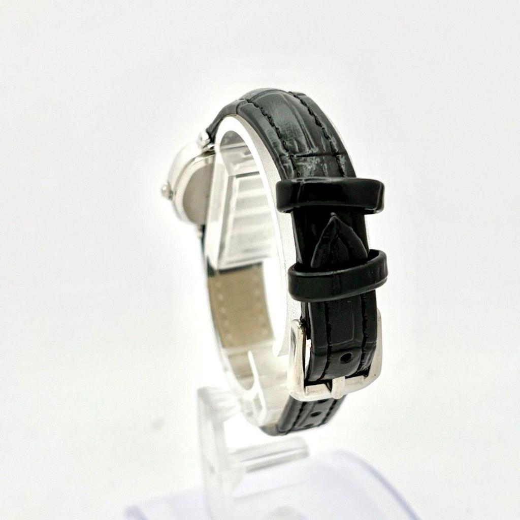 Used [New Battery] SEIKO Ladies Watch Silver Square 2320-5270 931410 New Belt
