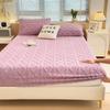 2025New Thickened Warm Bed Sheet Single Piece Autumn Winter Coral Fleece Bed Sheet Taffeta Mattress Protector