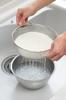 Yoshikawa Colander Bowl Stainless Deep Colander with SJ1992 Easy-Drain & Set, Steel, Bowl, Handle, Tsubame-Sanjo, Japan,