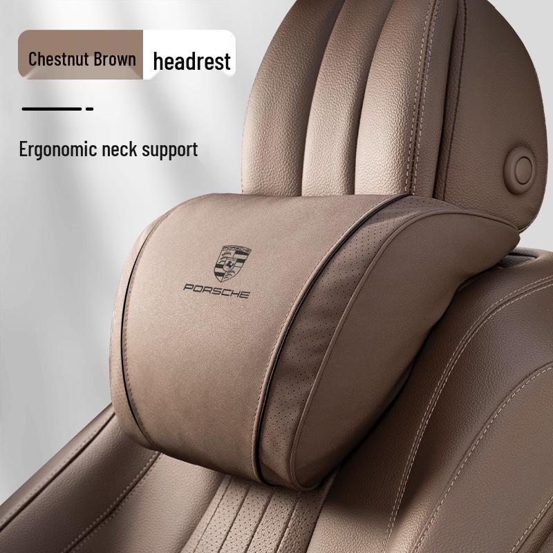 Porsche Kopfstützen- und Lendenwirbelstützkissen für Macan, Cayenne, Panamera, 718/911