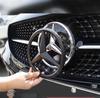 1pc 188mm 210mm ABS Car Front Grille Badge Decal Cover Emblem For Mercedes Benz A/B/C/E/S Class GLA CLA GLE GLK CLK CLS GLS GLC OF1