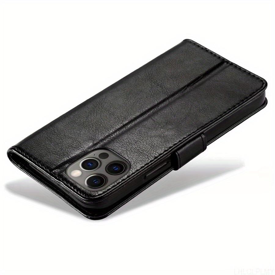 Flip PU Wallet Leather Case + Tempered Glass Screen Protector for Samsung Galaxy S25 Edge S24 Plus S23 Ultra S22 S21 S20 FE Card Holder & Kickstand