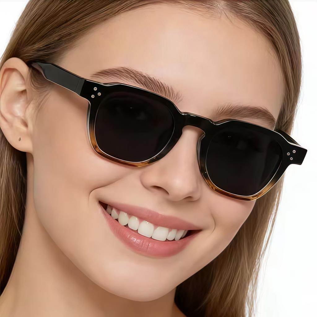 1pcs European and American retro fashion Y2K sunglasses for summer sun shading, sun protection, UV protection, lightweight sungl