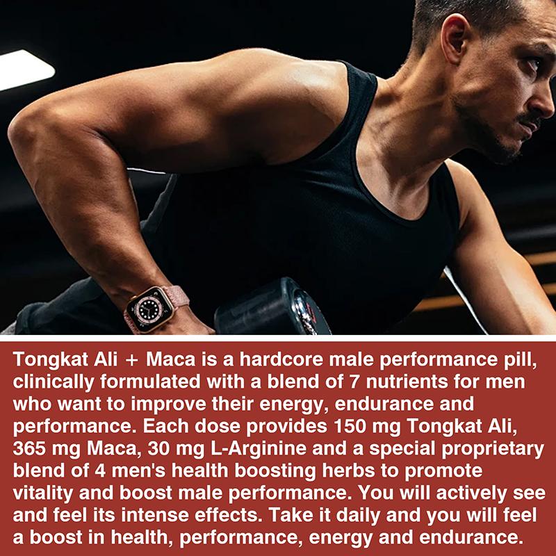 Pslalae - Tongkat Ali, Maca, and L-Arginine Complex Supplement - Men's Health, Energy
