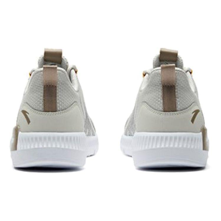 Anta Lightweight Low-Top Running Shoes Men Sneakers Gray Yellow White 912015520-2