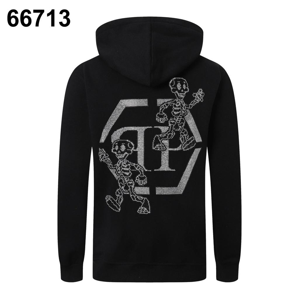 Philipp Plein European & American Street Fashion Skull Zipper Men's Jacket