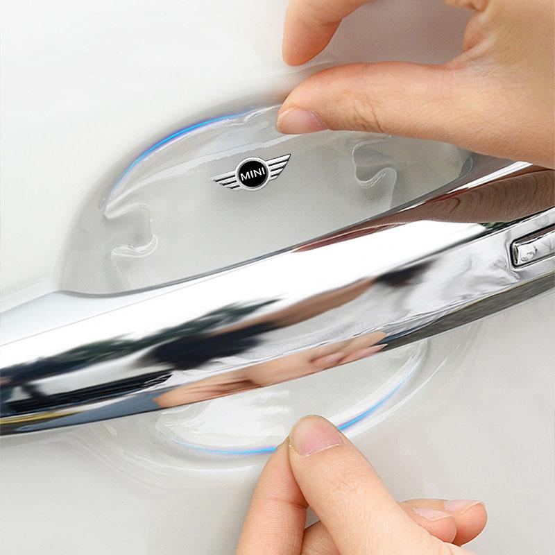 4KS Průhledný proužek na dveře auta Ochranný proužek proti kolizi pro zpětné zrcátko pro MINI Cooper F54 F55 F56 R56 R60 Roadster Clubman Kupé