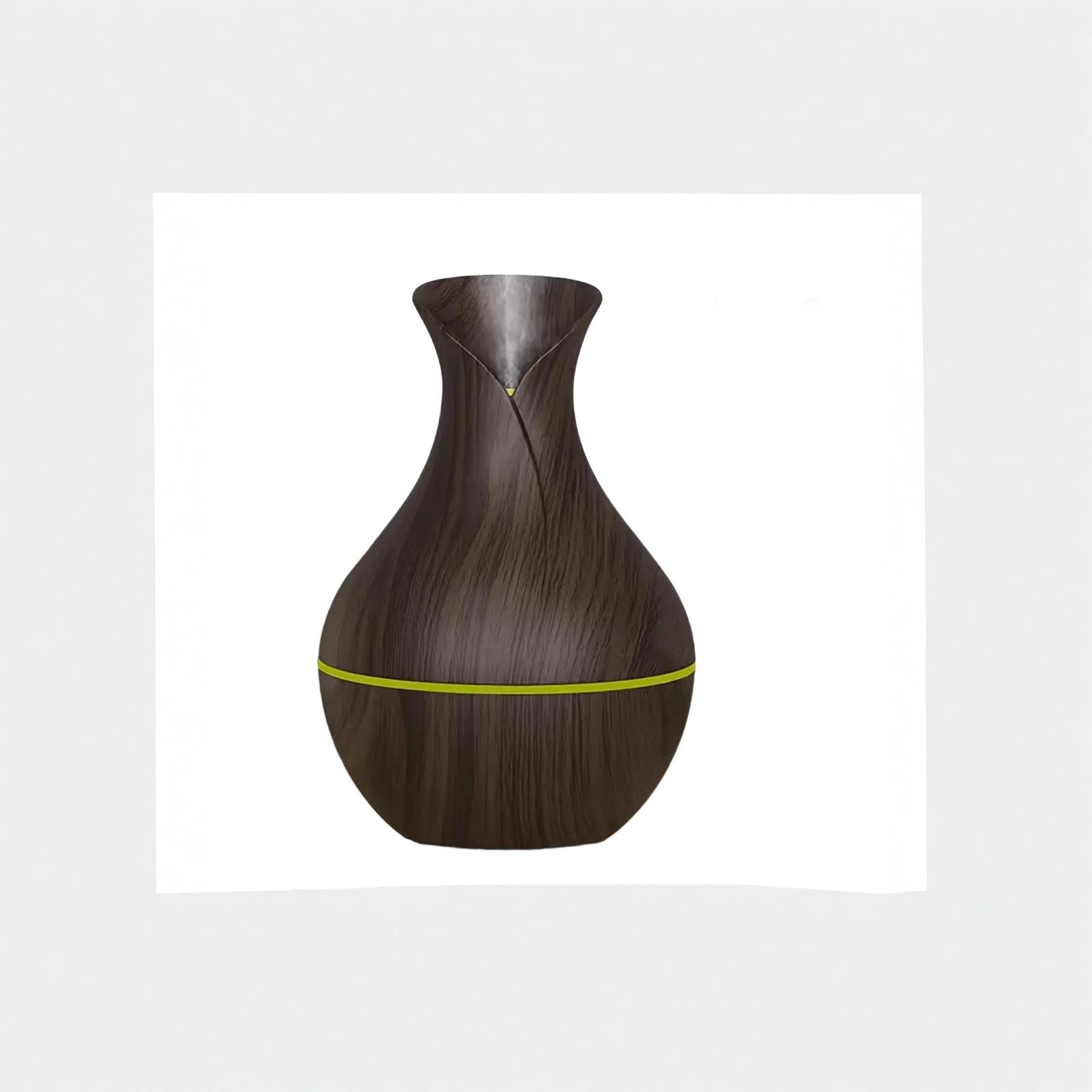 

200ML Flower Vase Aroma Diffuser Portable USB Humidifier for Car Home one size коричневый