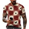 Women Halloween Short Sleeve T Shirt Round Neck Pumpkin Web Print Casual Lightweight Top S XL