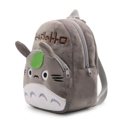 Baby Kindergarten Cartoon Σχολικές τσάντες Cute Totoro βελούδινα σακίδια πλάτης για αγόρια κορίτσια νηπιαγωγείου Lovely Candy Bag