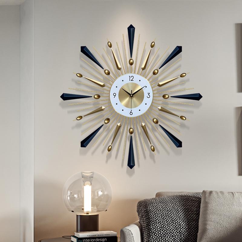 Unique Design Wall Clock Flowers Creative European Automatic Fashion Wall Clock Hands Art Battery Reloj De Pared Home Decor