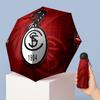 SC Freiburg FC Mini 5 Fold Pocket Umbrella Compact Lightweight Anti UV Rain Sun Protection Umbrella Portable Travel Umbrella