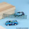 Ho Scale Protective Fence With Columns Model For Diy Building Fence Wall Sand Table Railway Train Scene Diorama Kit