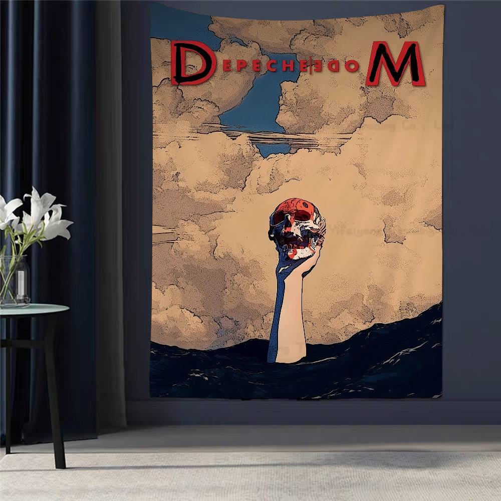 Band DDEPECHE MMODE Cool Chart Tapestry For Living Room Home Dorm Decor Art Home Decor