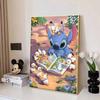 DIY Diamond Painting Stitch Reading A Book Cross Stitch Kit Mosaic Art Diamond Painting Full Circle Diamond Home Decoration