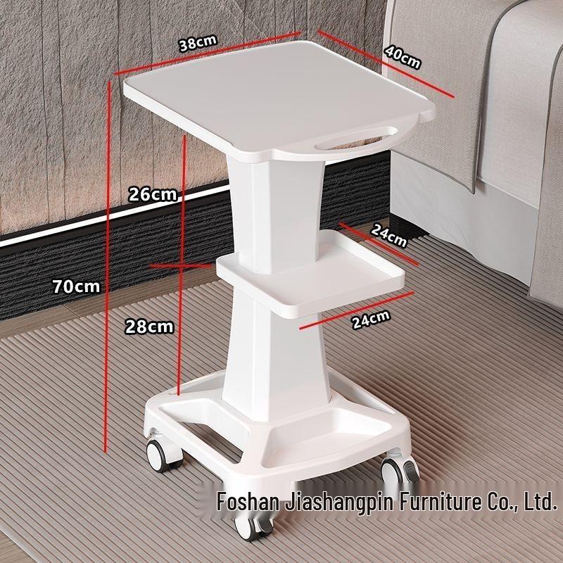 Компактная тележка для бьюти-инструментов: Многофункциональная тележка для хранения для салонов