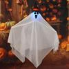 Glowing Prop Hanging Ghost Halloween Decoration Spooky Halloween Hanging Ghosts Outdoor Decoration Set with Light-up for Front