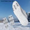 1 Pair 7 Teeth Anti Slip Spikes Grips Crampon Cleats Sport Shoes Cover For Snow Ice Claw Climbing Women Men Boots Cover