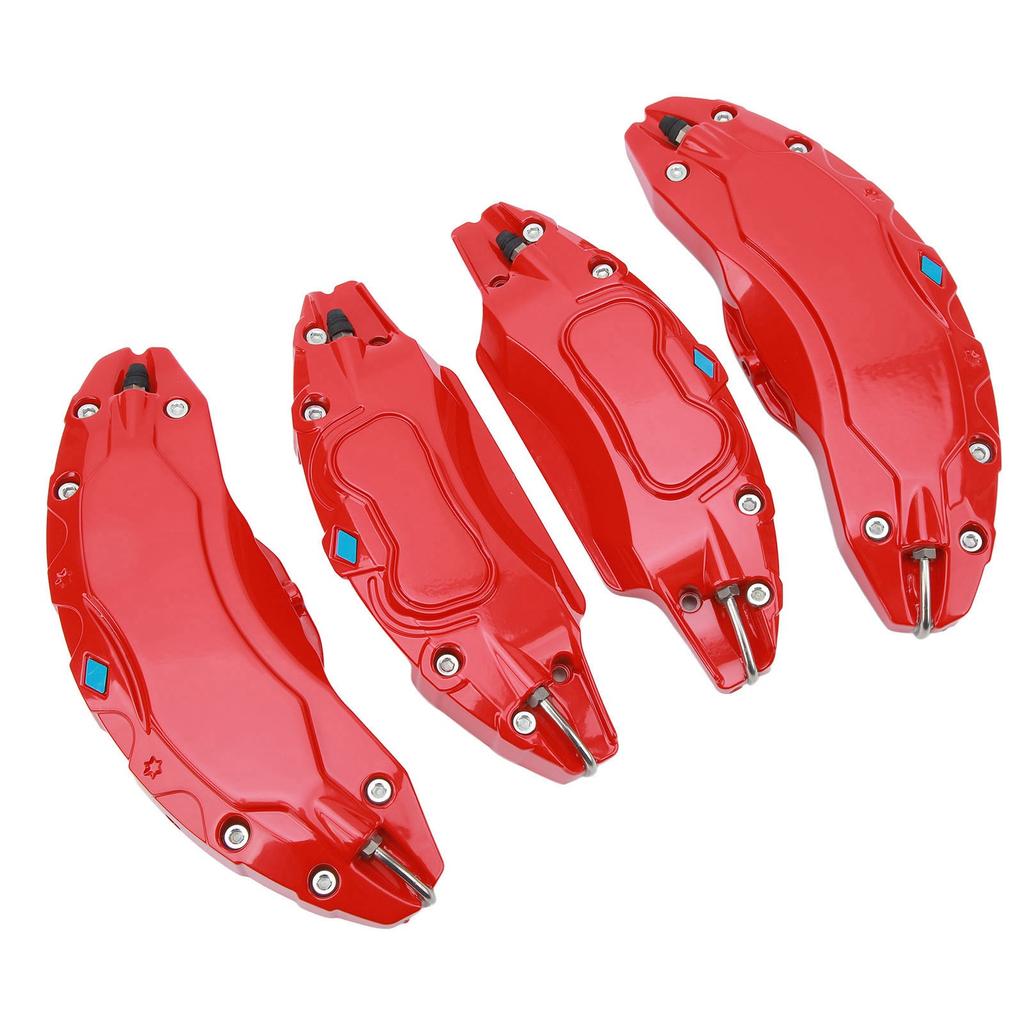 4 Stück 19 Zoll 20 Zoll Radnaben-Bremssattelabdeckungen Aluminiumlegierung Scheibenbrems-Bremssattel Schutzabdeckung Ersatz für